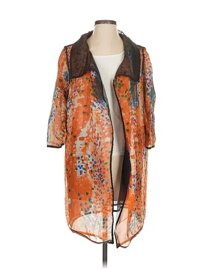 Pre-owned Assorted Brands Kimono In Orange