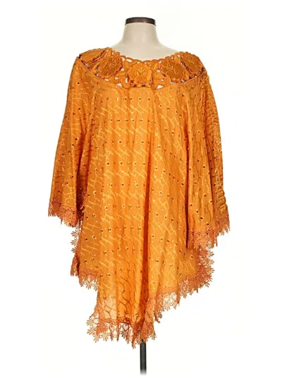 Pre-owned Assorted Brands Kimono In Orange