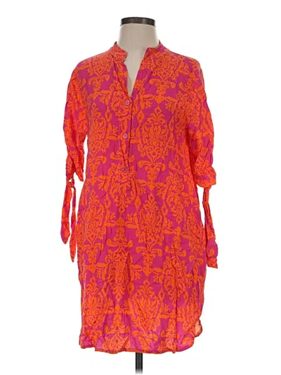 Pre-owned Assorted Brands Kimono In Orange