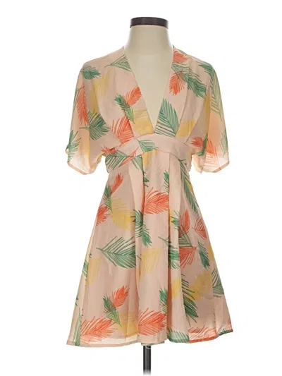Pre-owned Assorted Brands Kimono In Orange