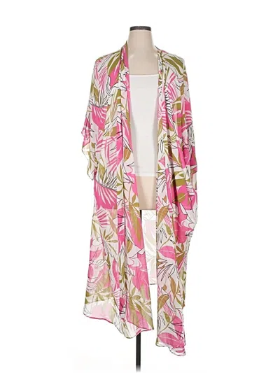 Pre-owned Assorted Brands Kimono In Pink
