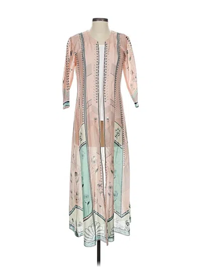 Pre-owned Assorted Brands Kimono In Pink