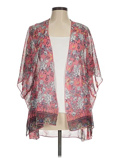 Pre-owned Assorted Brands Kimono In Pink