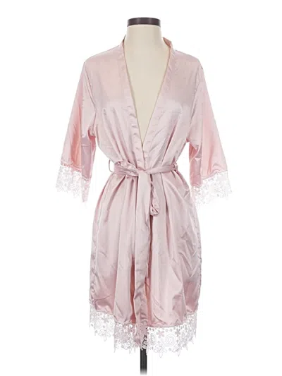 Pre-owned Assorted Brands Kimono In Pink