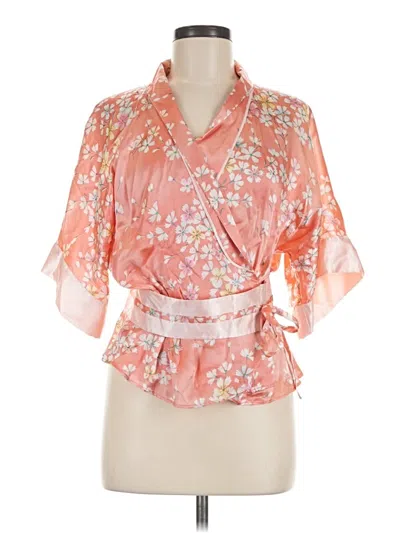 Pre-owned Assorted Brands Kimono In Pink