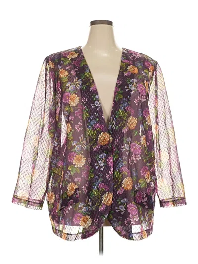 Pre-owned Assorted Brands Kimono In Purple