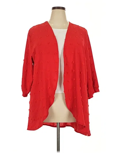 Pre-owned Assorted Brands Kimono In Red