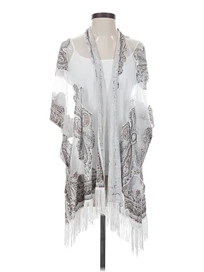 Pre-owned Assorted Brands Kimono In Silver