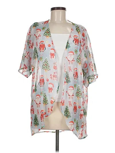 Pre-owned Assorted Brands Kimono In Silver