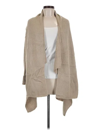 Pre-owned Assorted Brands Kimono In Tan