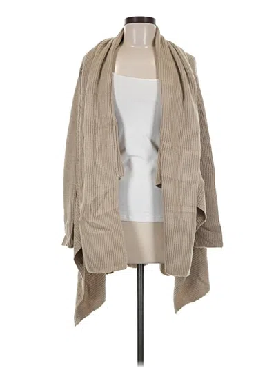 Pre-owned Assorted Brands Kimono In Tan