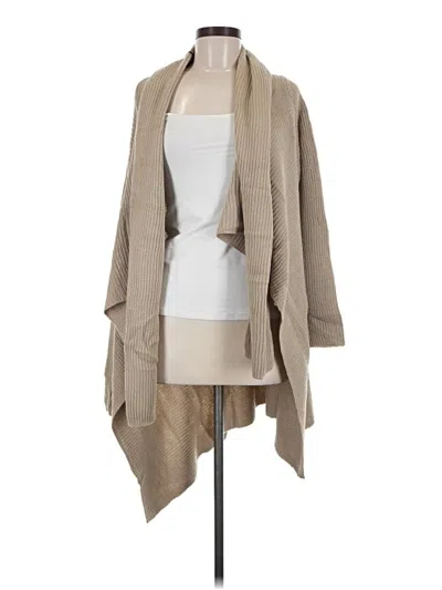 Pre-owned Assorted Brands Kimono In Tan