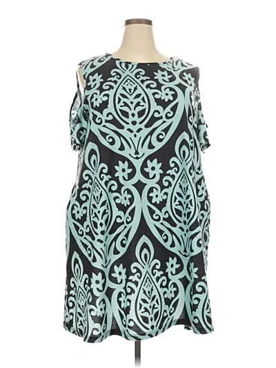 Pre-owned Assorted Brands Kimono In Teal