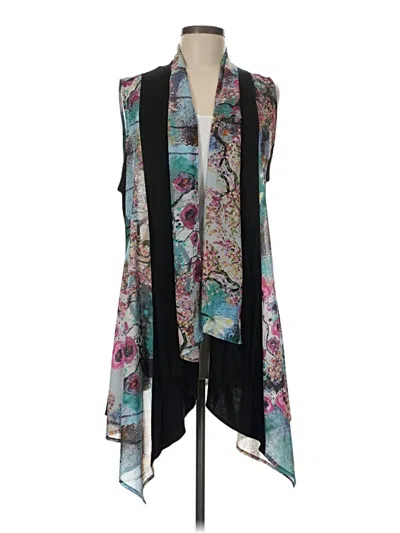 Pre-owned Assorted Brands Kimono In Teal