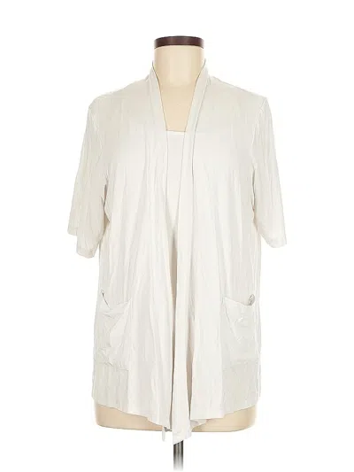 Pre-owned Assorted Brands Kimono In White