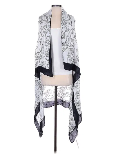 Pre-owned Assorted Brands Kimono In White