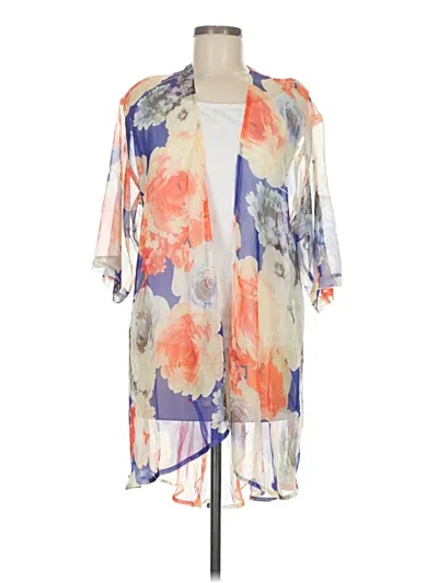 Pre-owned Assorted Brands Kimono In White