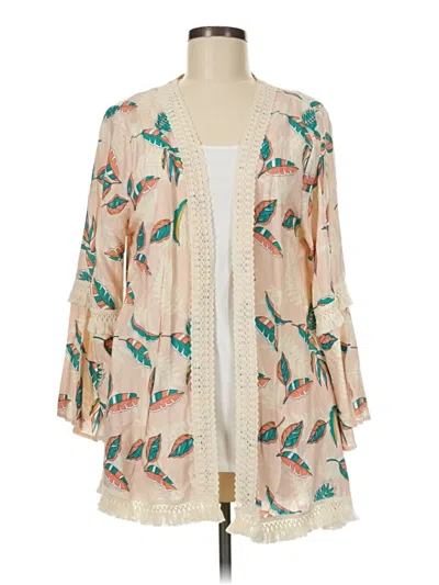 Pre-owned Assorted Brands Kimono In White