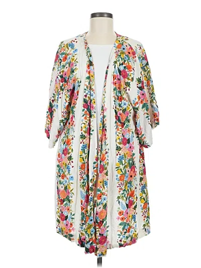 Pre-owned Assorted Brands Kimono In White