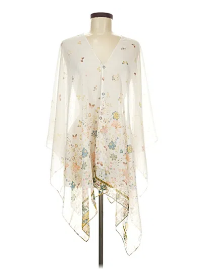 Pre-owned Assorted Brands Kimono In White