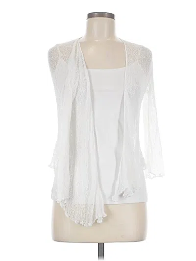 Pre-owned Assorted Brands Kimono In White