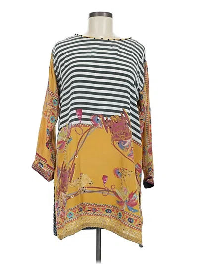 Pre-owned Assorted Brands Kimono In Yellow