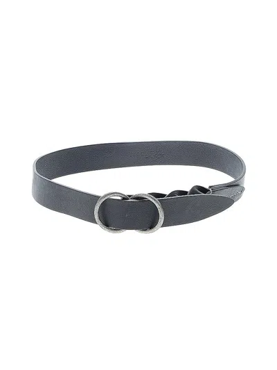 Pre-owned Assorted Brands Leather Belt In Black