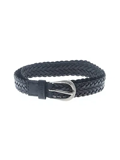 Pre-owned Assorted Brands Leather Belt In Black