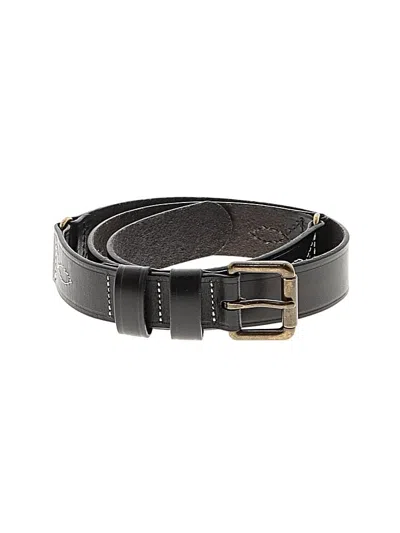 Pre-owned Assorted Brands Leather Belt In Black