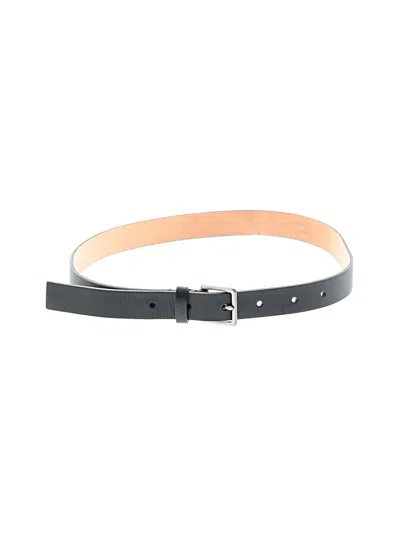 Pre-owned Assorted Brands Leather Belt In Black