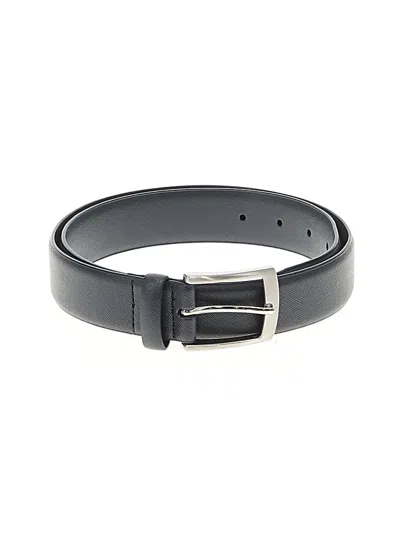 Pre-owned Assorted Brands Leather Belt In Blue