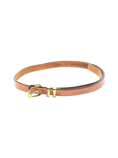 Pre-owned Assorted Brands Leather Belt In Brown