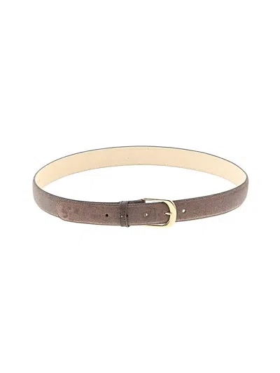 Pre-owned Assorted Brands Leather Belt In Brown