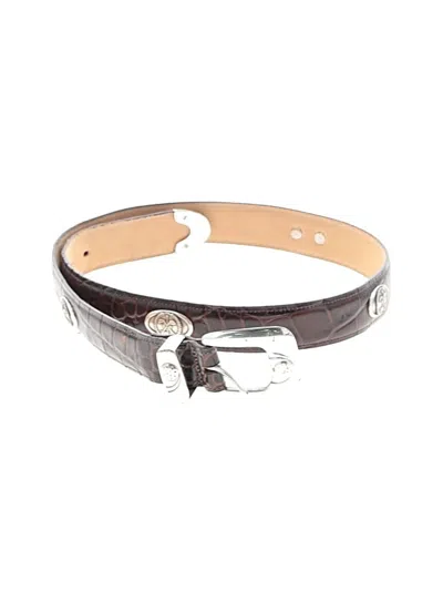 Pre-owned Assorted Brands Leather Belt In Brown