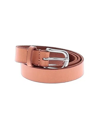 Pre-owned Assorted Brands Leather Belt In Brown