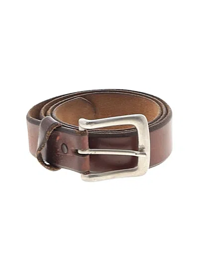 Pre-owned Assorted Brands Leather Belt In Brown