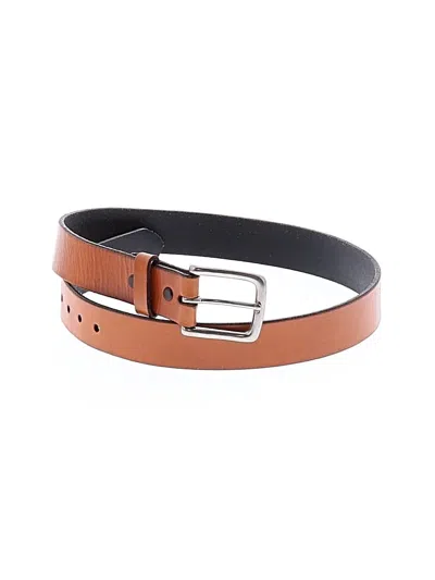 Pre-owned Assorted Brands Leather Belt In Brown