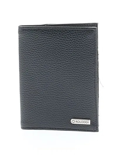 Pre-owned Assorted Brands Leather Card Holder In Black