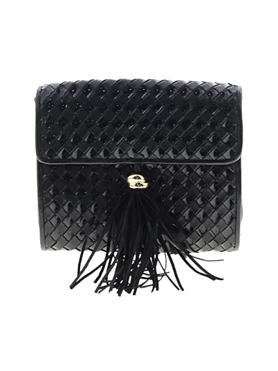Pre-owned Assorted Brands Leather Clutch In Black