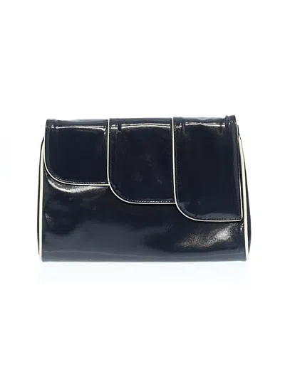 Pre-owned Assorted Brands Leather Clutch In Black
