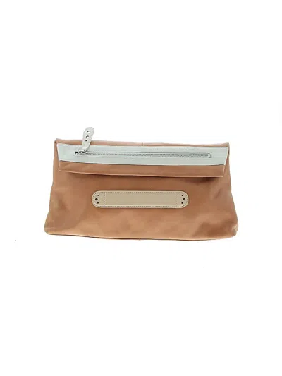 Pre-owned Assorted Brands Leather Clutch In Brown