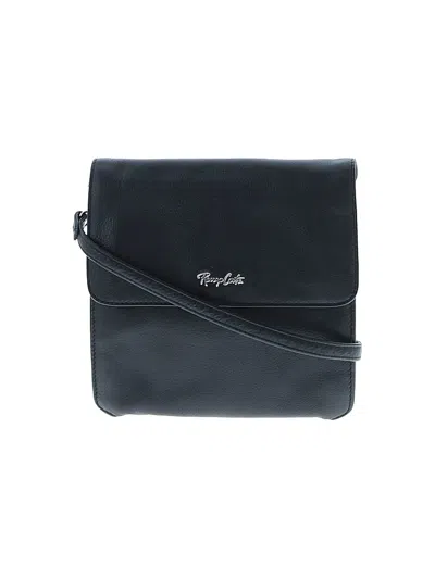 Pre-owned Assorted Brands Leather Crossbody Bag In Black