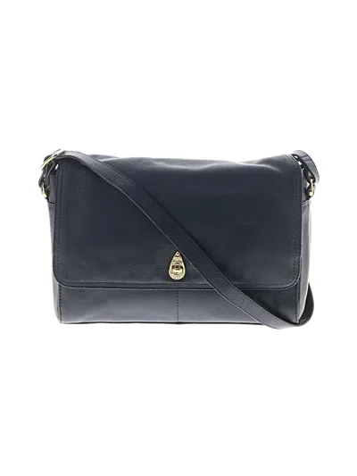 Pre-owned Assorted Brands Leather Crossbody Bag In Blue