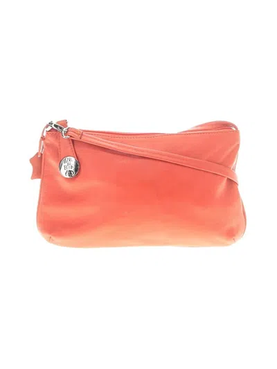 Pre-owned Assorted Brands Leather Crossbody Bag In Orange