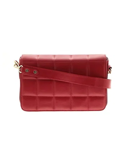 Pre-owned Assorted Brands Leather Crossbody Bag In Red