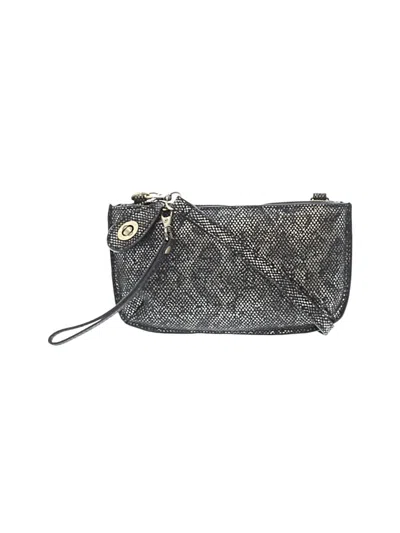 Pre-owned Assorted Brands Leather Crossbody Bag In Silver