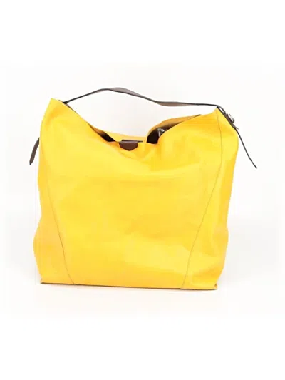 Pre-owned Assorted Brands Leather Hobo Bag In Yellow