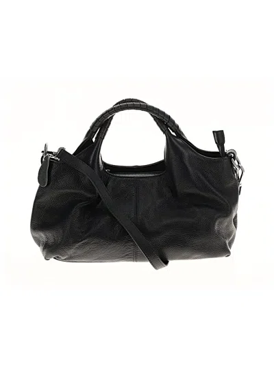 Pre-owned Assorted Brands Leather Satchel In Blue