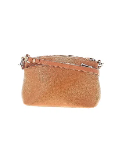 Pre-owned Assorted Brands Leather Satchel In Brown