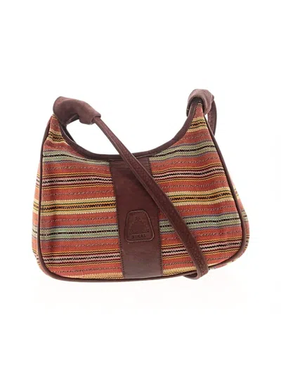 Pre-owned Assorted Brands Leather Shoulder Bag In Brown